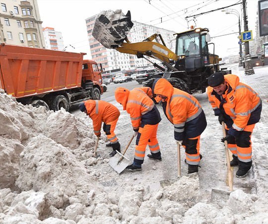 Уборка снега в Бузулуке и  Оренбургской области